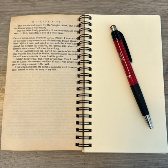 Secret Journal “The Vampire Lestat” 📚 Handmade journal from an old book - Picture 3 of 7